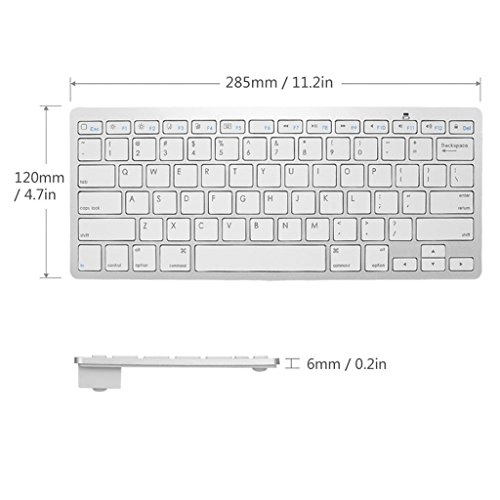 78 Key USB Wired Slim Mini Thin Compact Keyboard - QWERTY Wired