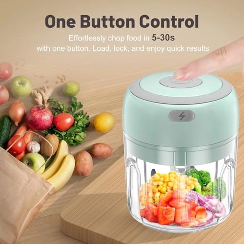 Food Chopper - 100ml 250ml USB-Rechargeable cordless
