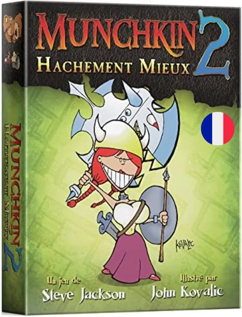 Asmodee Munchkin: Expansion 2 - Hash Better - Card Game (French)