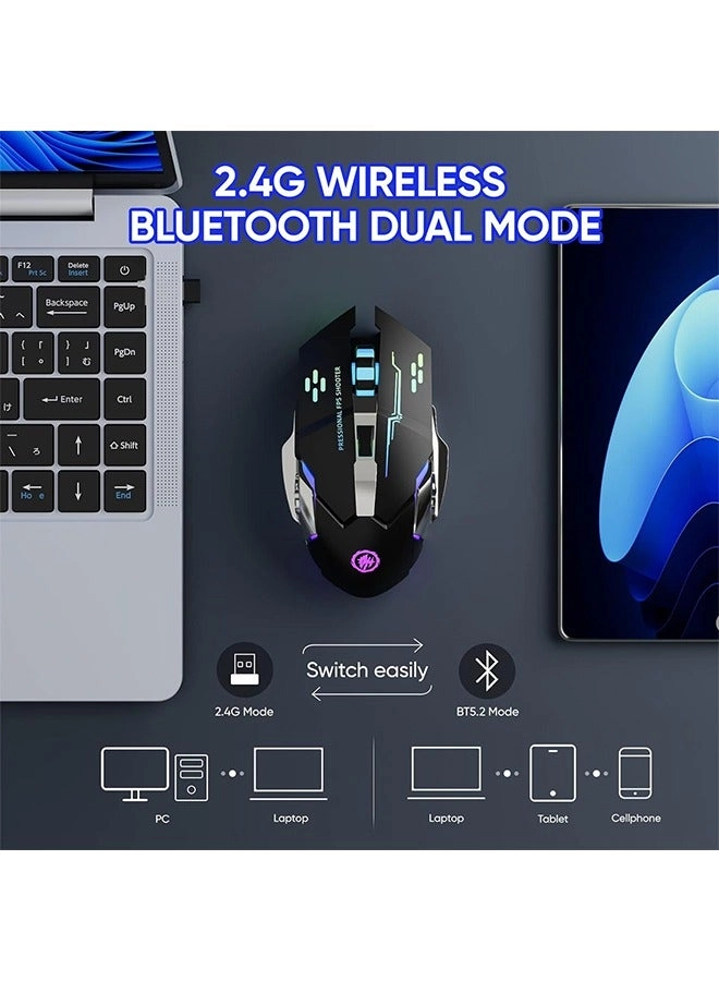 FREEDOM-WOLF X8 Gaming Mechanical Mouse - Wireless