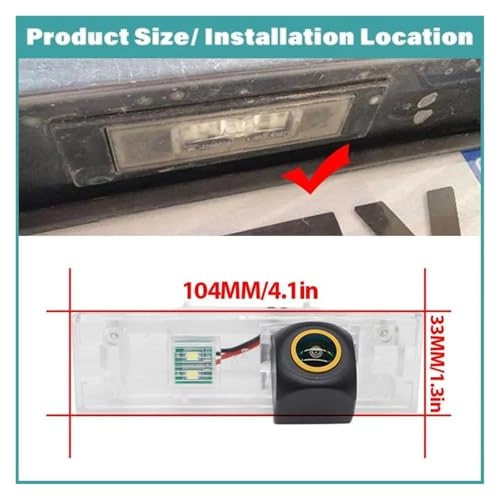 Reverse 170° Car Backup Rear View Camera - Night vision Full HD