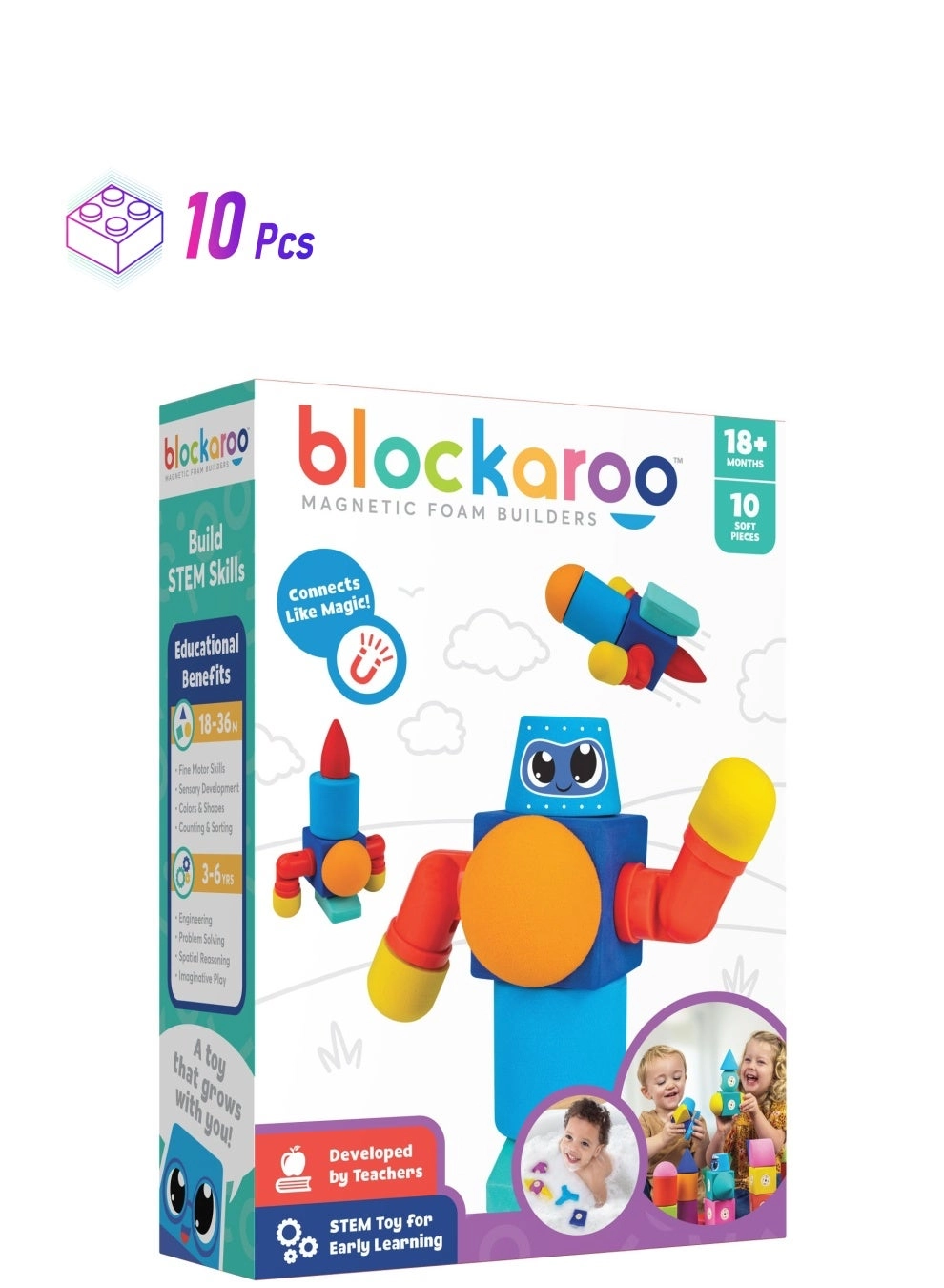Blockaroo MMBLSMBOT - Robots 10.0 pcs