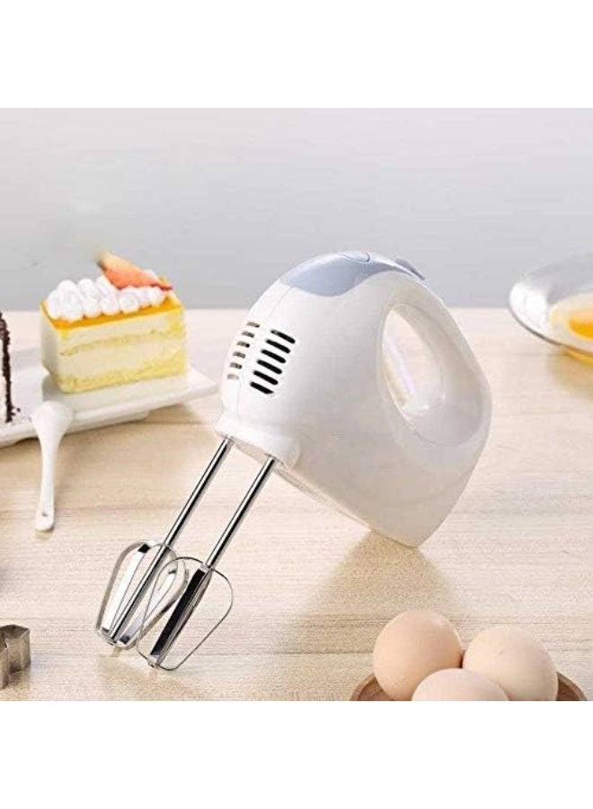 Hand Mixer - 7 Speed Whisk & Dough Hooks