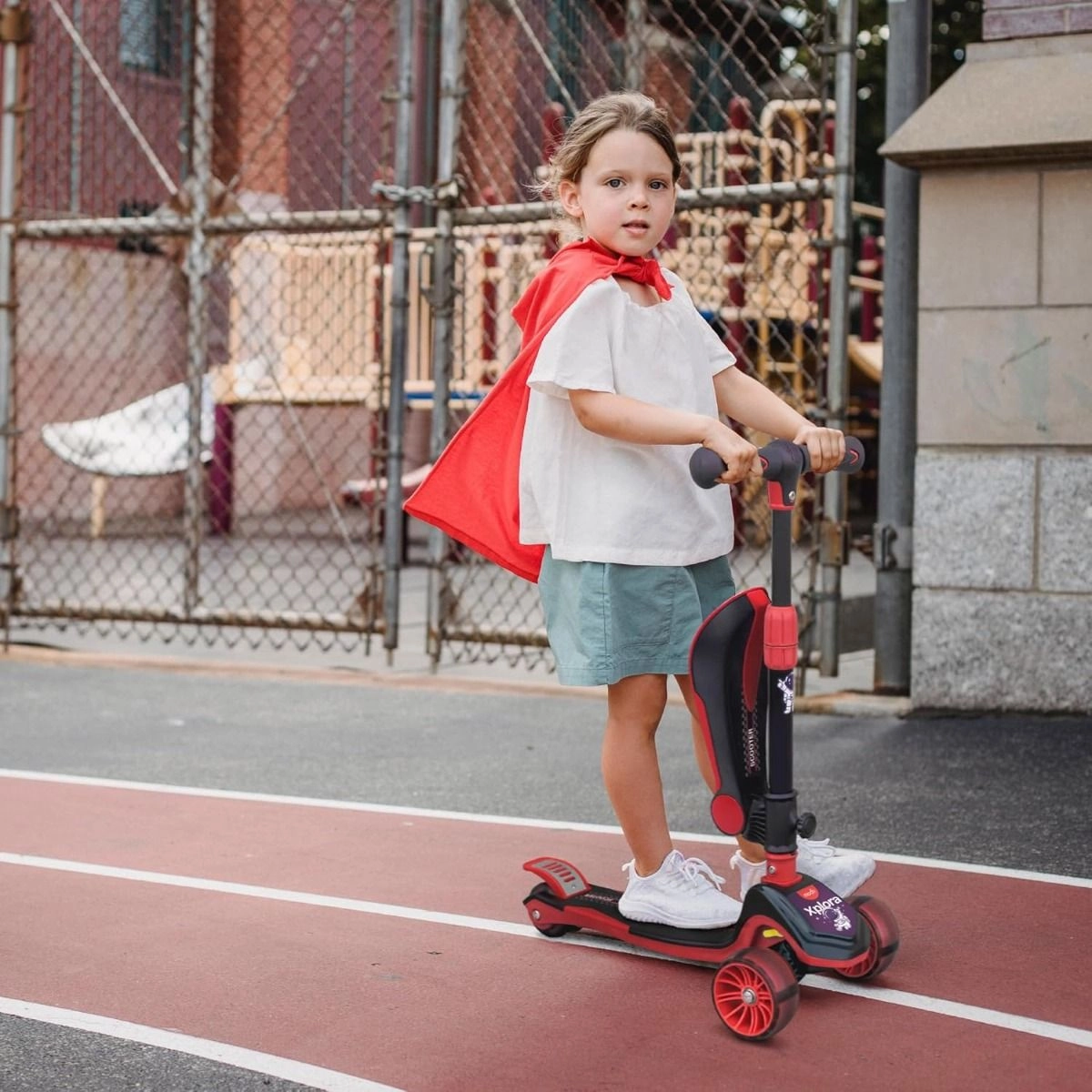 Xplora Kick Scooter – Foldable LED + Seat