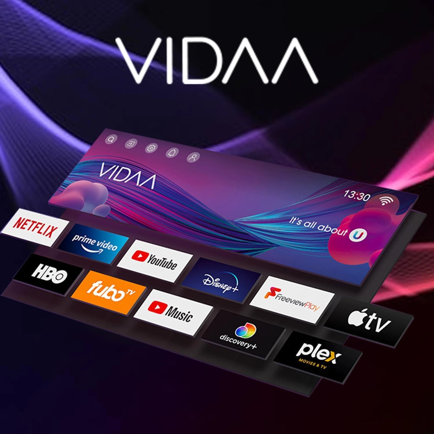 CRUA 50 Inch Smart TV 2025