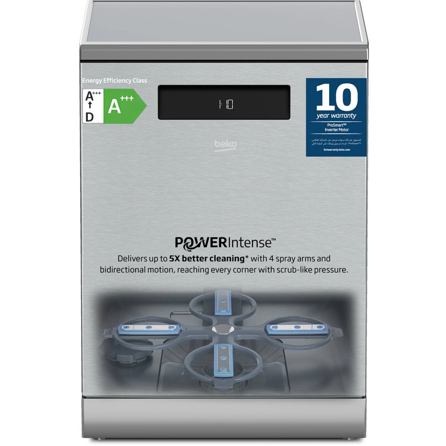 Beko BDEN38523XP Freestanding