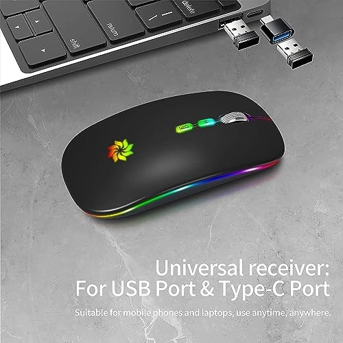 Slim Silent Mouse - Wireless