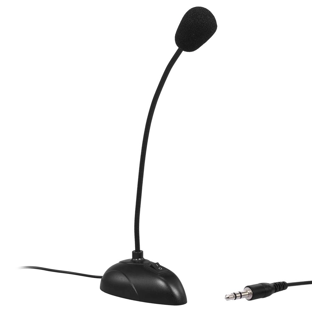 GoolRC Flexible Stand Mini Studio Speech Microphone 3.5mm-Mini-Jack Microphone