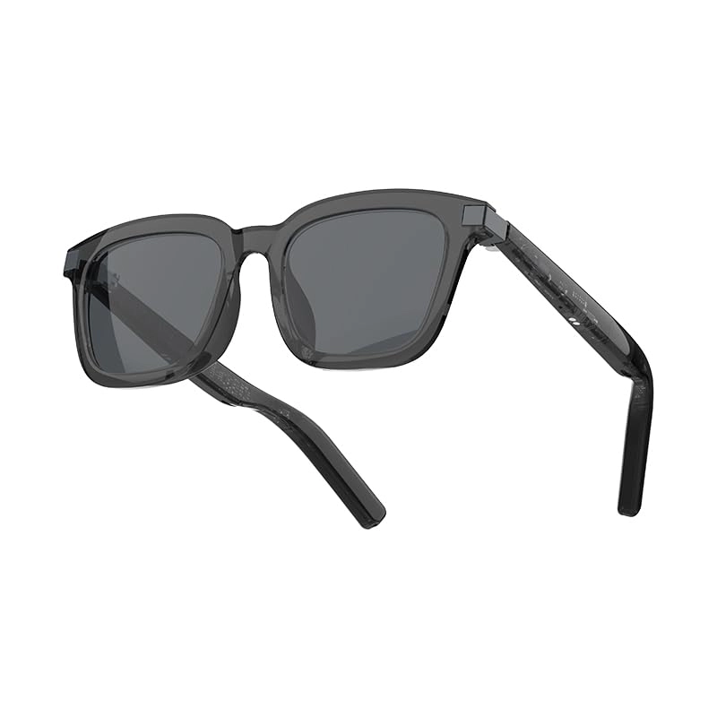 HUOSUC Bluetooth Audio Sunglasses - Gray Transparent