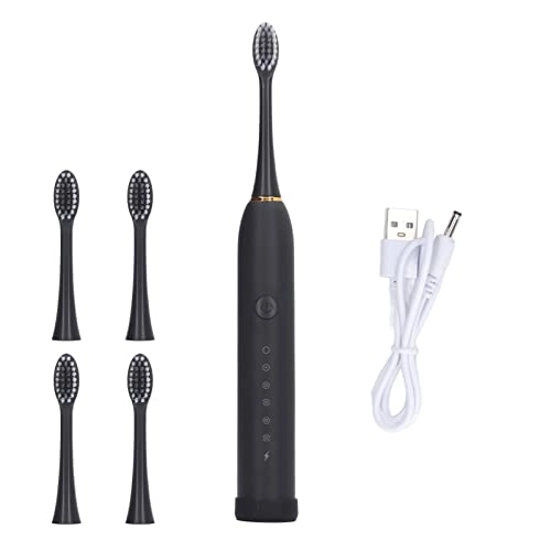 Electric Toothbrush - IPX7 4 Replacement Heads 500mAh