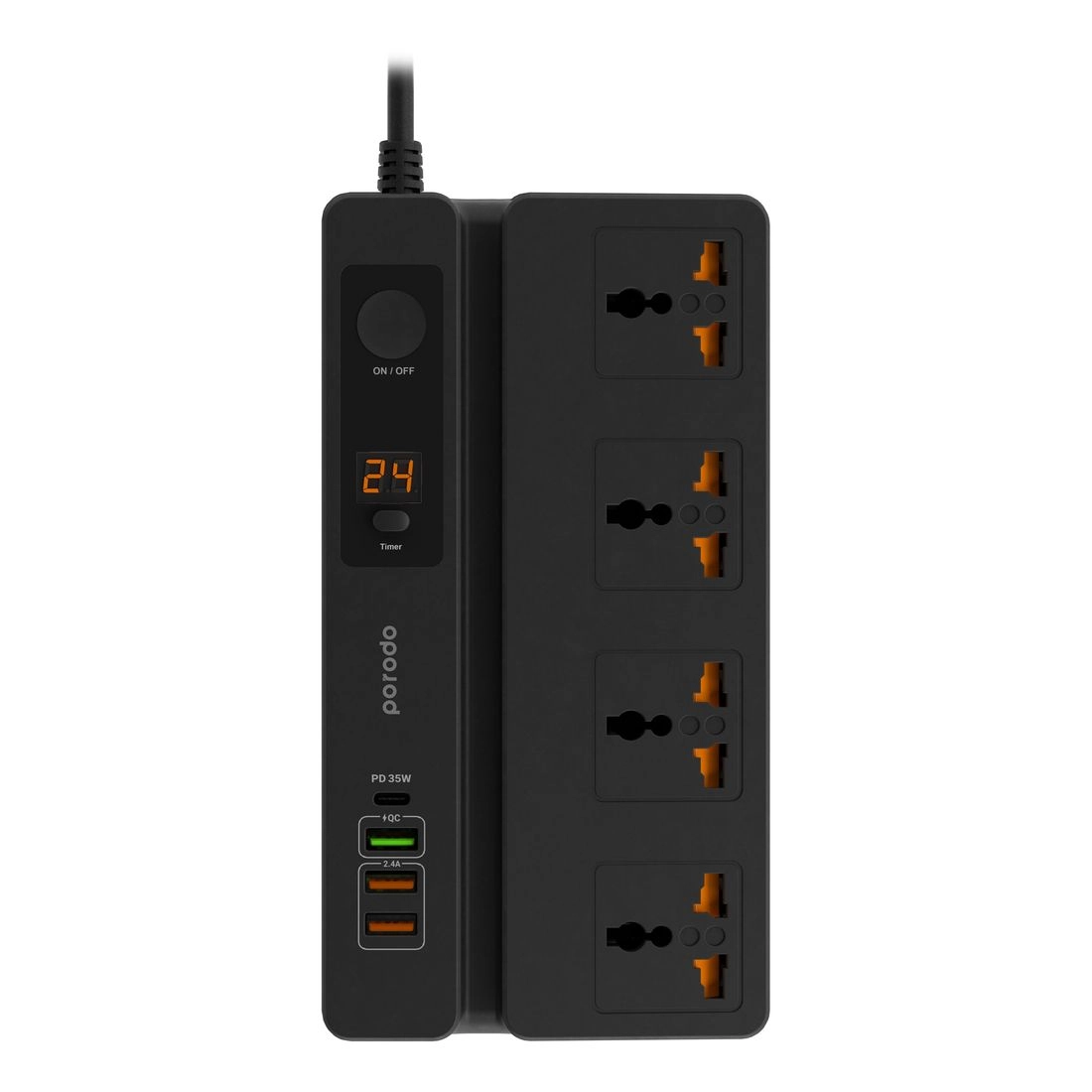 Porodo Multi-Function Universal Socket - 3000W