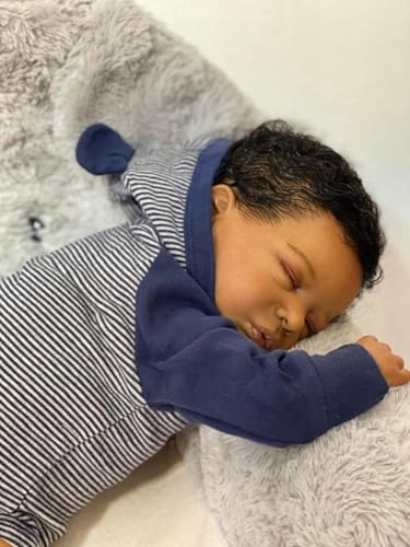 Zero Pam Romy Reborn Baby Doll - 19 Inch African American