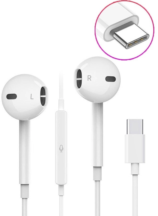 Type-C In-Ear Earphones Wired Earbud