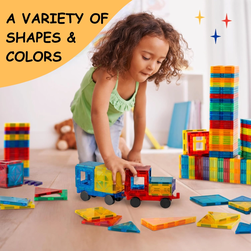 Magnetic Tiles - 122 pcs