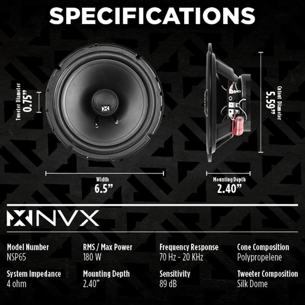 NSP65 - 6.5" 2-Way Coaxial