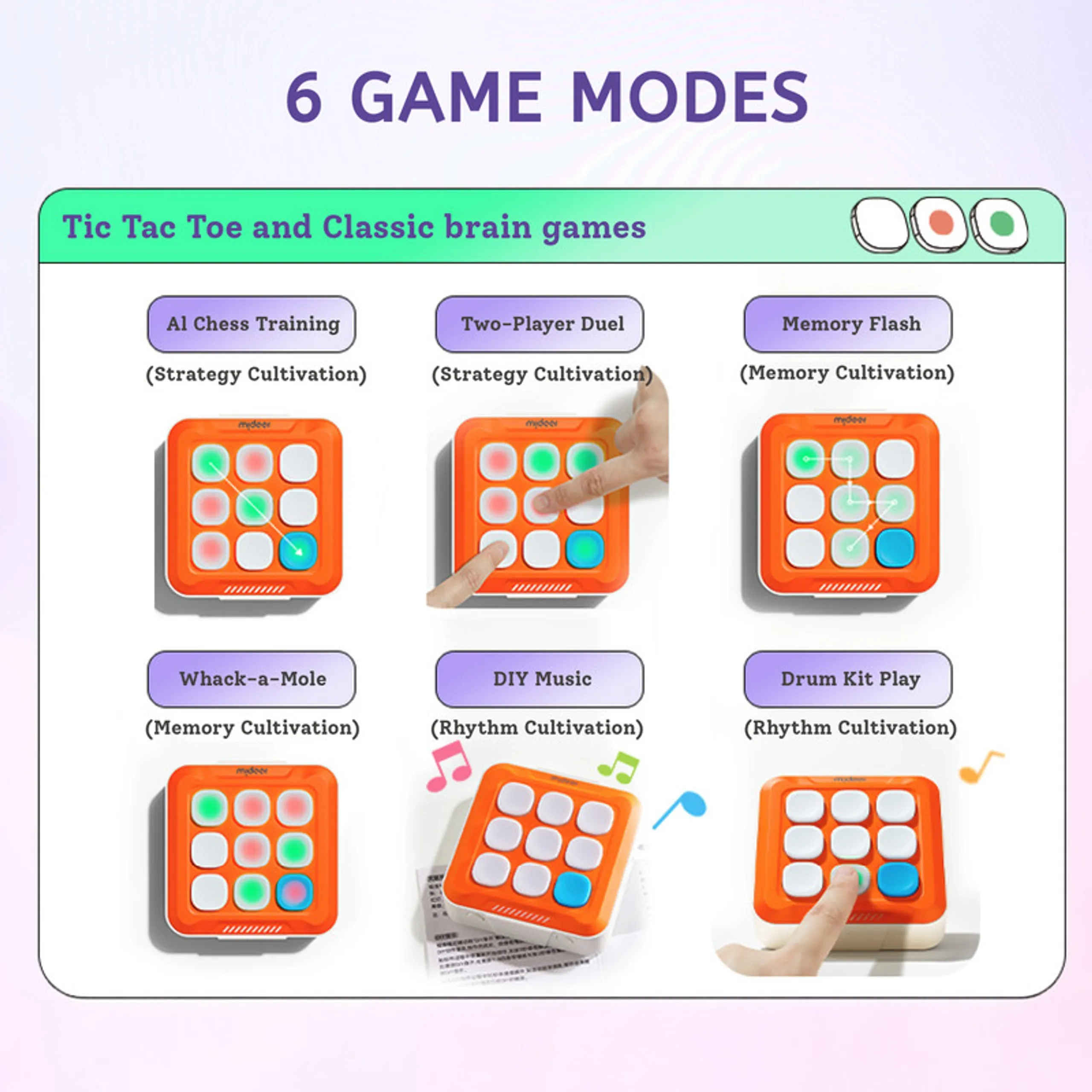 Ai Smart Tic-tac-toe - 3 Years & Above