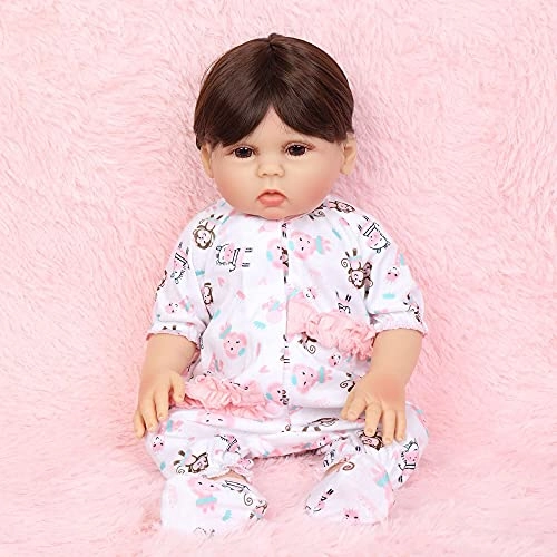 Full Glue Simulation Doll - 18 Inches Silicone Vinyl Baby Monkey Costume