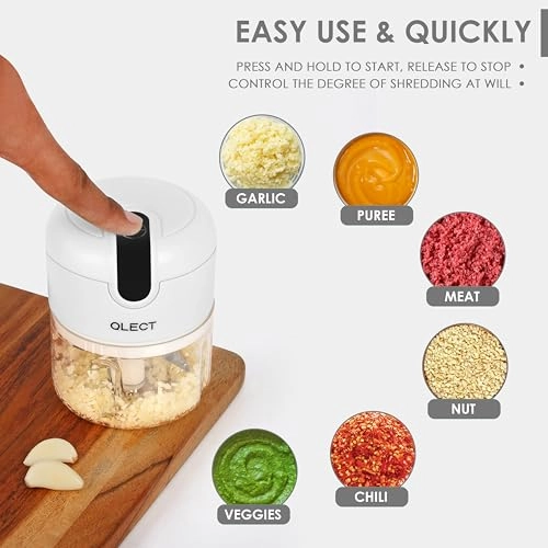 Automatic Electric Chopper - 250ml Rechargeable