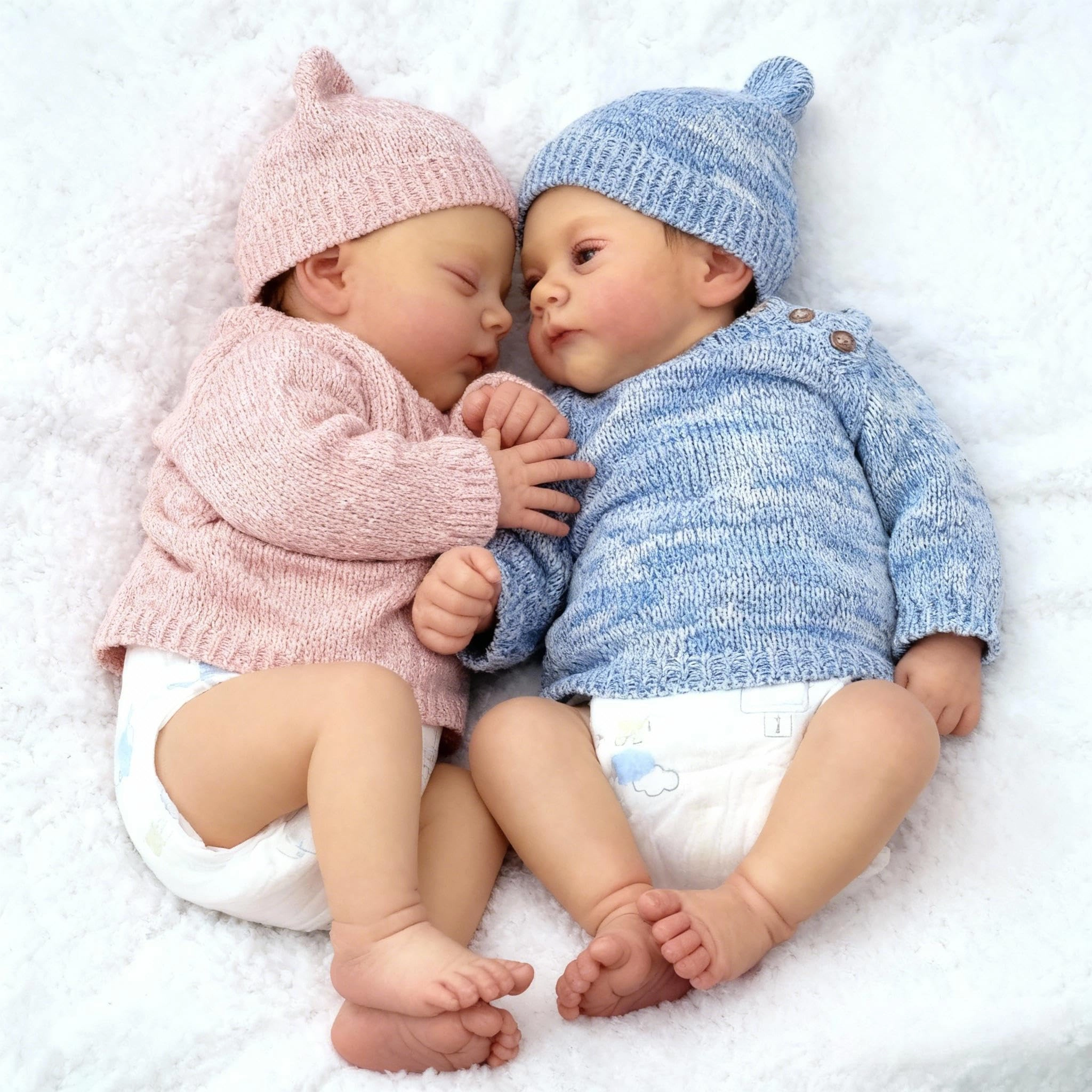 RXDOLL Reborn Baby Doll - 18 inch Cotton Vinyl Boy and Girl Ages 3+