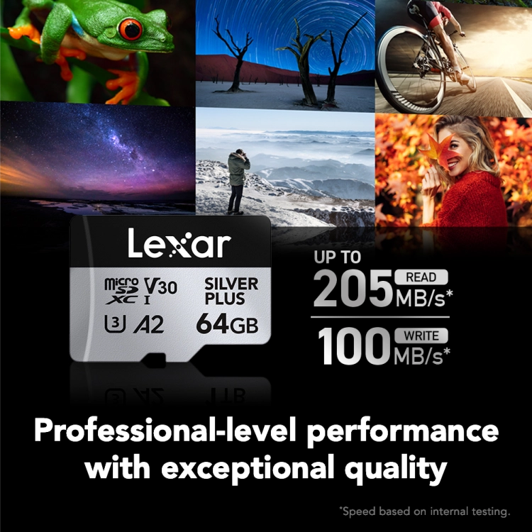 Professional SILVER PLUS microSDXC U3 64GB