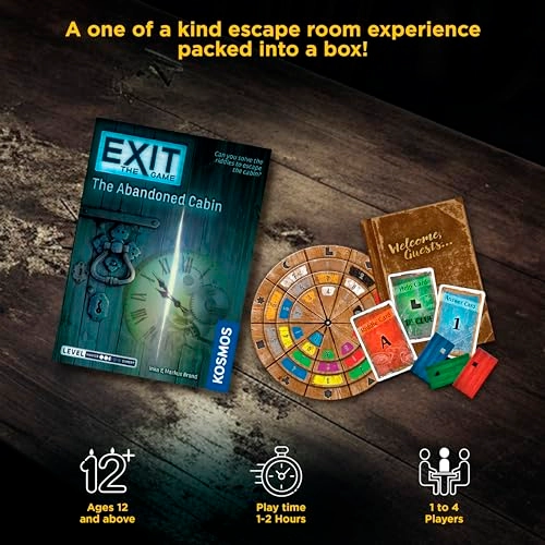 Exit: The Abandoned Cabin - Card-Based Family Escape Room Game