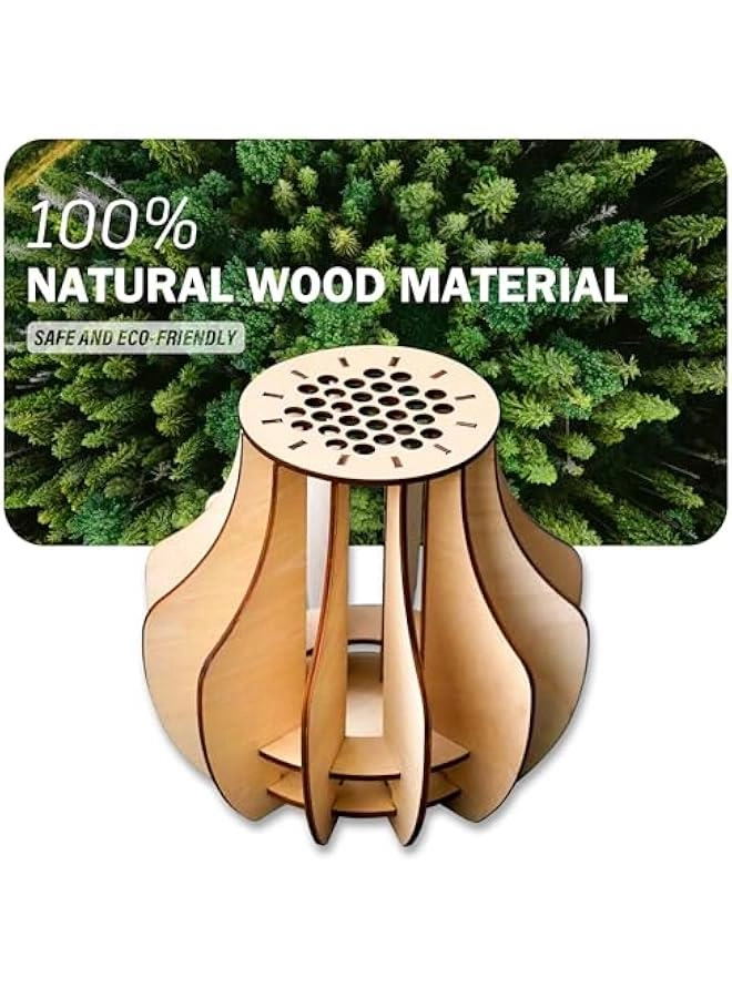 Wooden Vase for LEGO Flowers