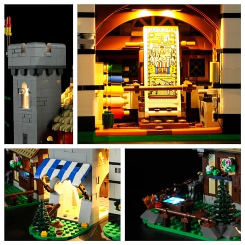 10332 Medieval Town Square - LED Lighting Kit 2 USB
