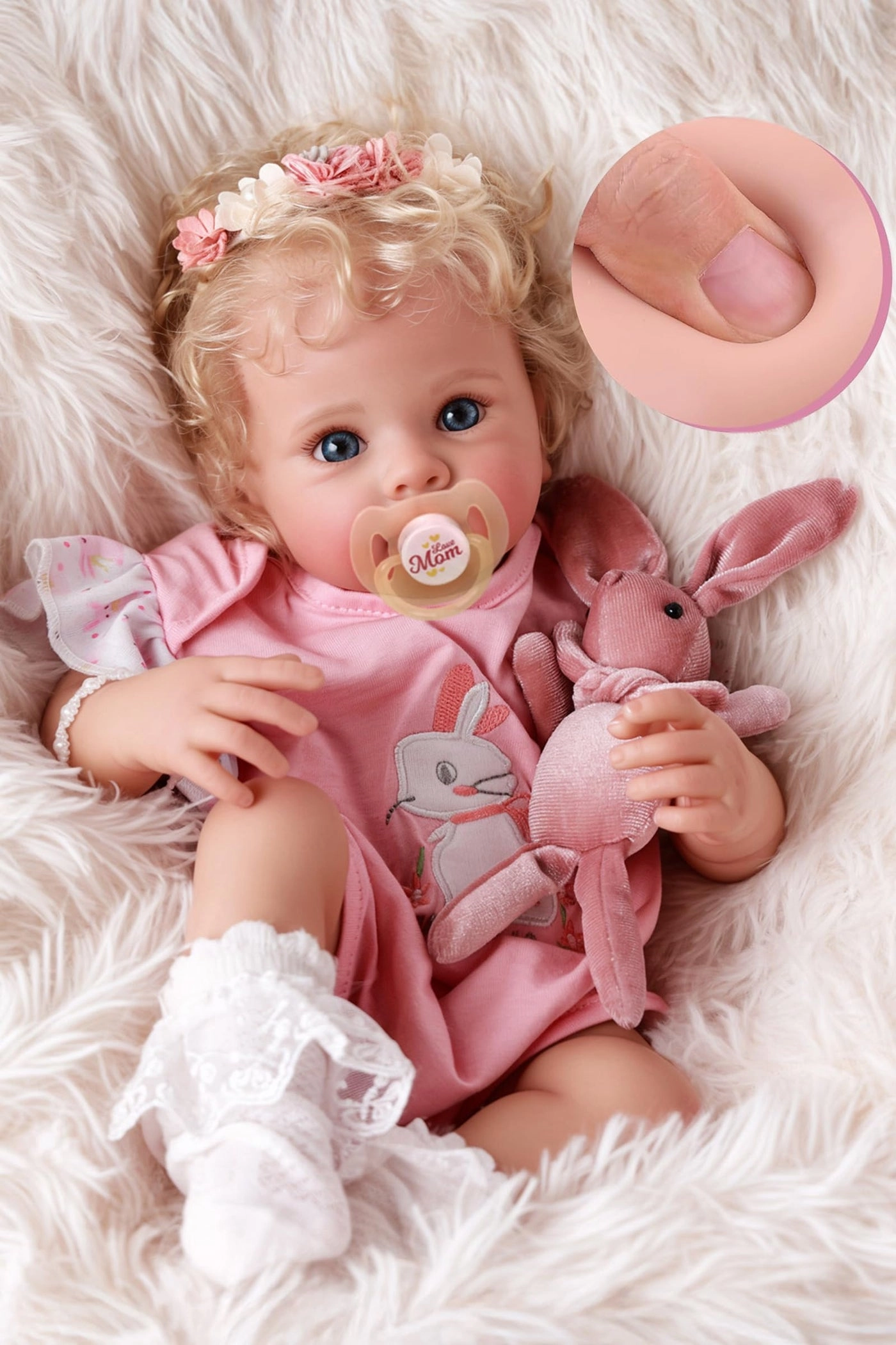 JUSS Bettie Reborn Baby Doll - 17 Inch Soft Body Ages 3+