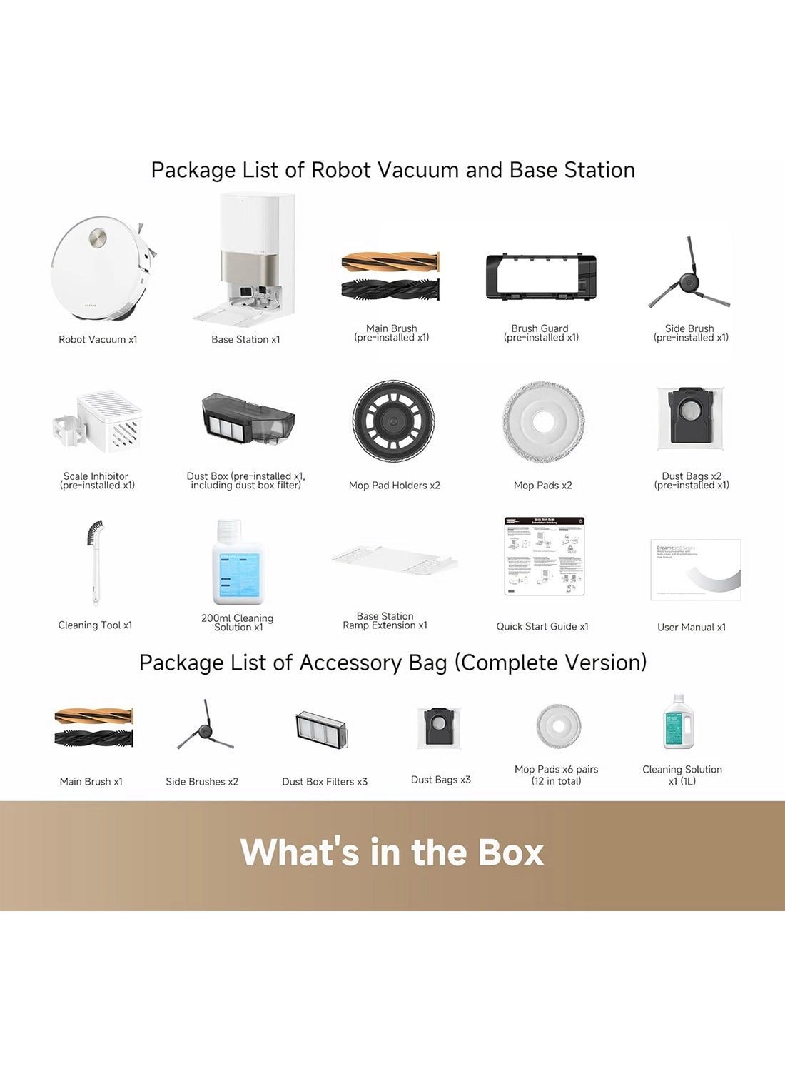 X50 Ultra - With Mop, All-in-One Base Station