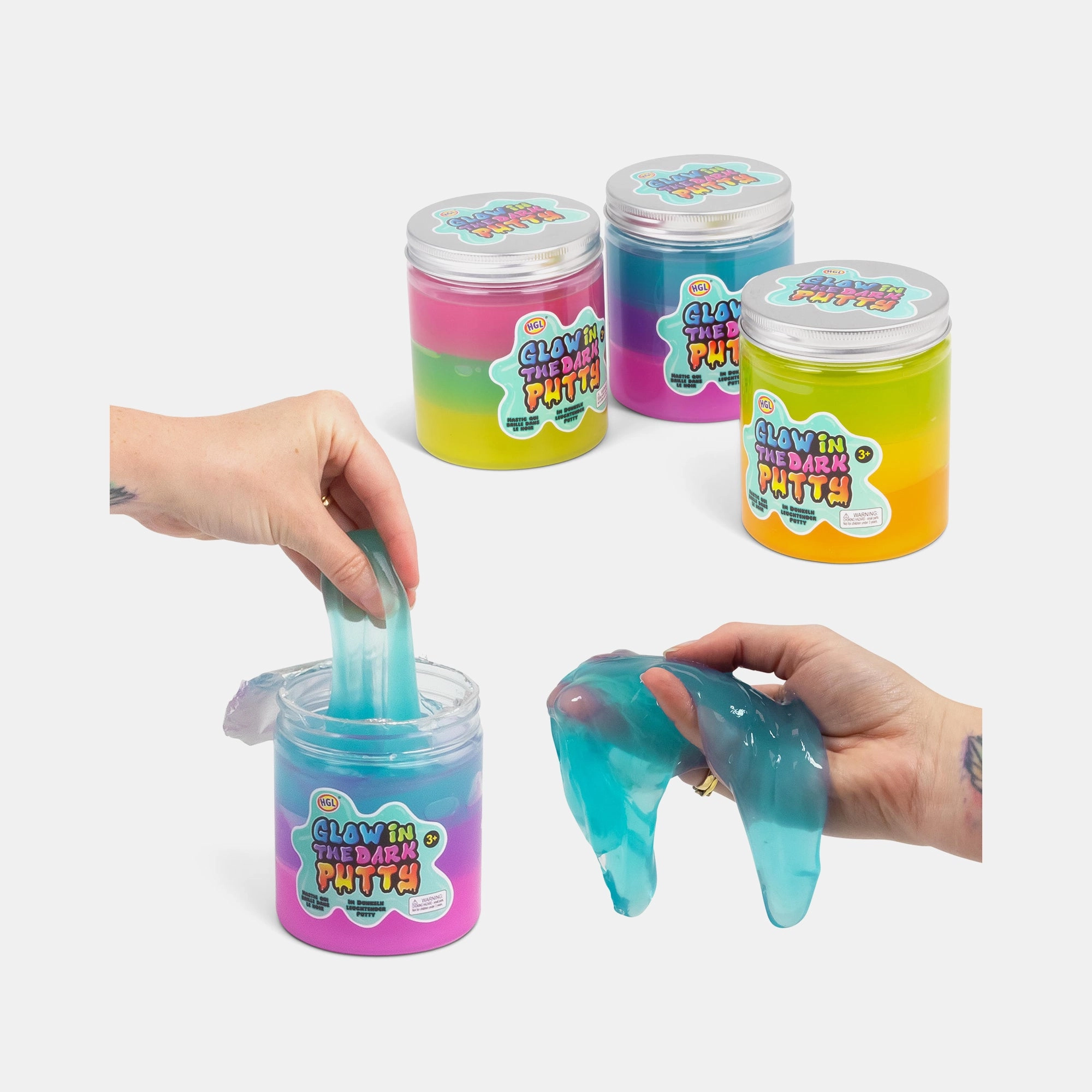 BORDERS Glow In The Dark Putty - 3+ years 1 pcs