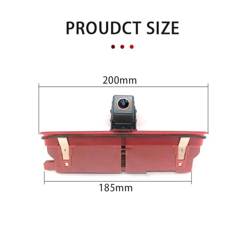 AHD 1080P Gold Lens Brake Light Rear View Reverse Camera - Night vision Wire 1080P