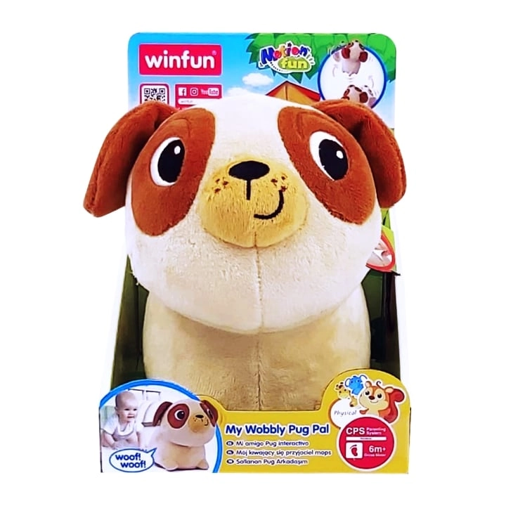 We Trade International My Wobbly Pug Pal - Sound effects