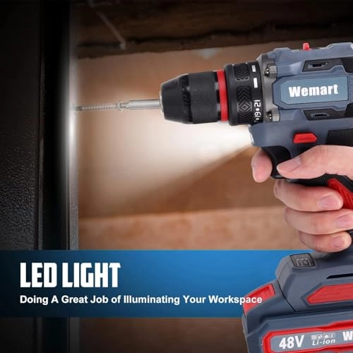 Cordless Drill Set - 1.5 Amp Hours