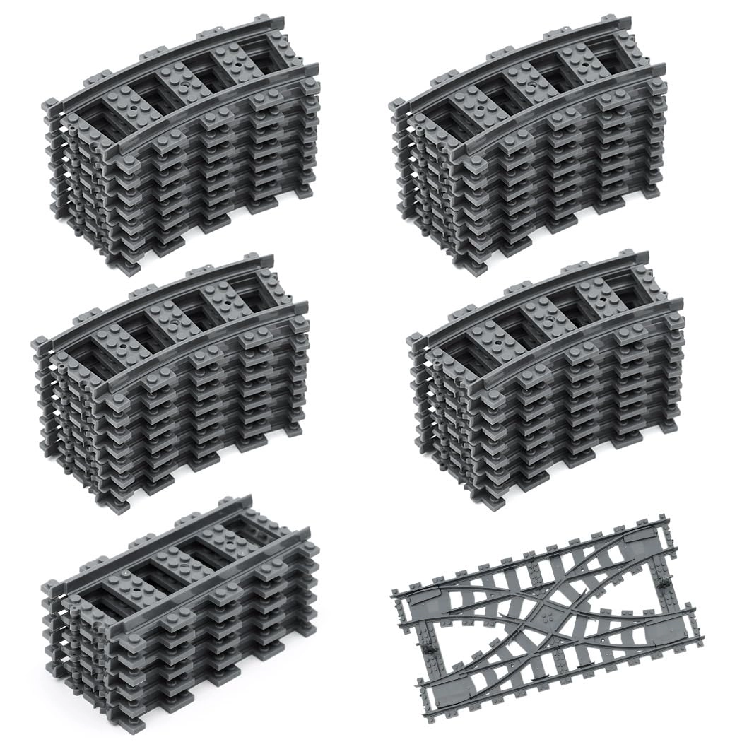Etarnfly City Train Tracks - HO 40PCS