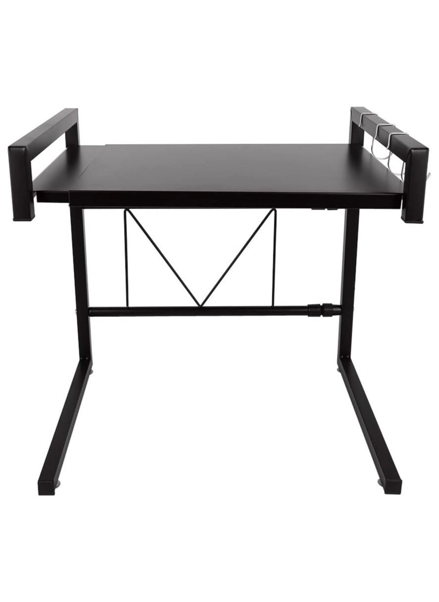 Microwave Rack - 2 Shelf Up to 25kg Black