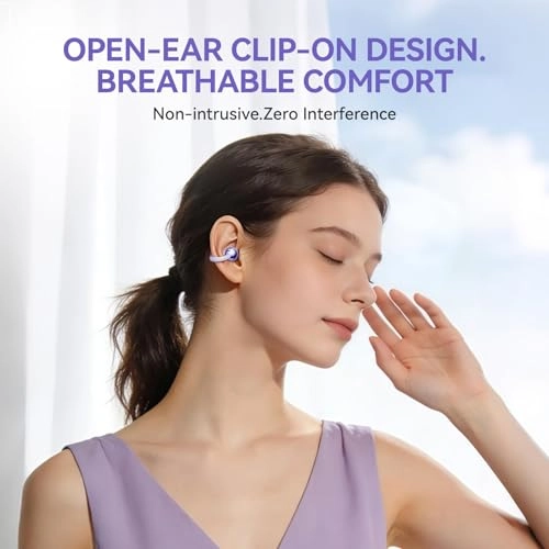 Open Ear Clip Headphones - Wireless Earbud