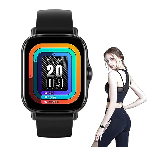 Heart Rate Monitor Watch - 1.75 Inch Touch Screen Heart Rate Blood Pressure Blood Oxygen Monitor