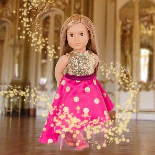 Sarah Doll - Blonde Hair Festive Dress Tiara