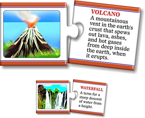 Science Knowledge Booster - Land Forms - 6 years+ 24 pieces