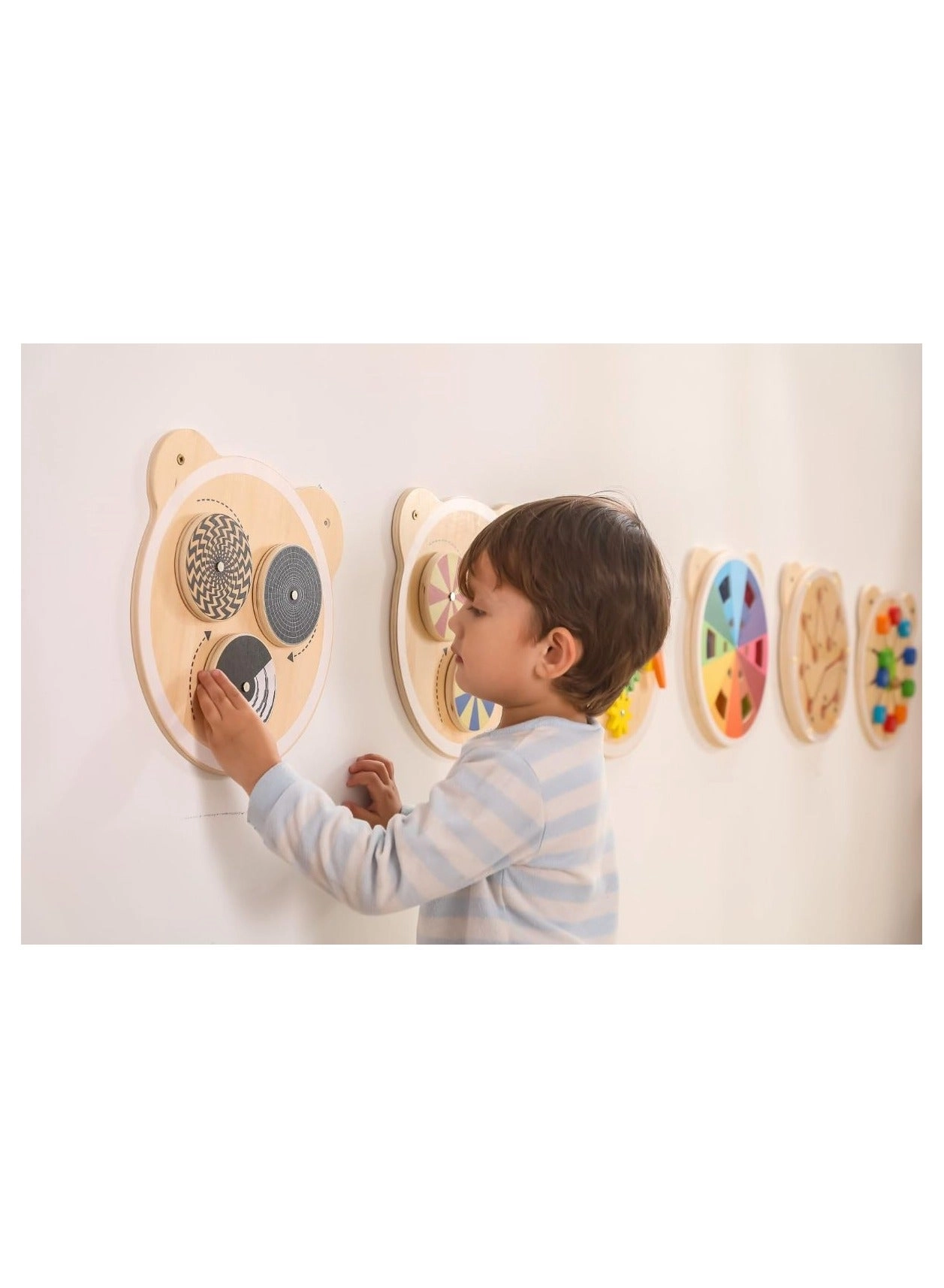Wooden Wall Toy - 2+ Years