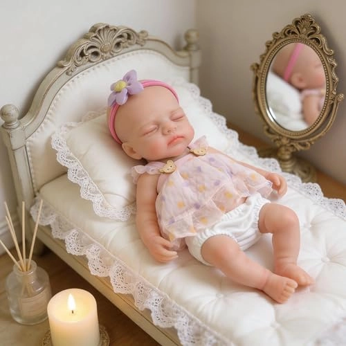 Reborn Baby Doll - 12 inch Vinyl Girl Ages 3+