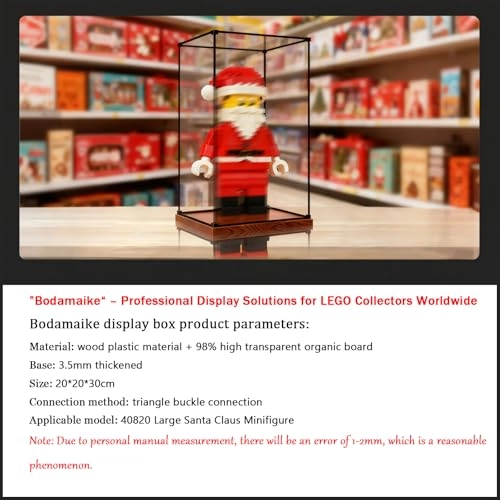 Lego Display Case (40820) - 3mm Acrylic Transparent