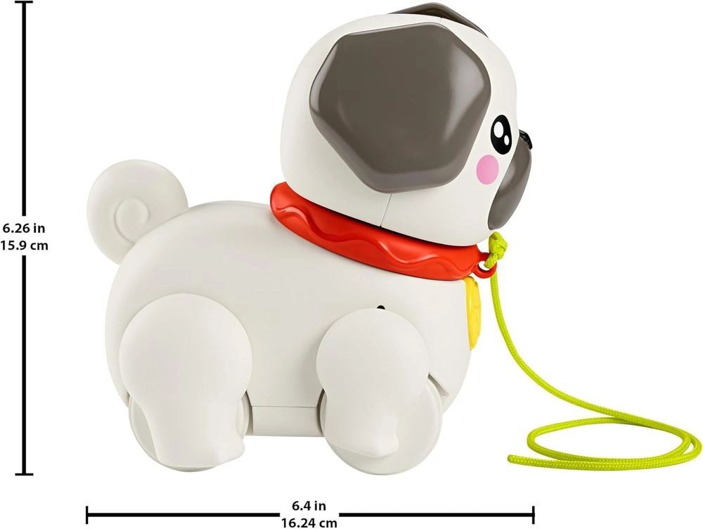 Walking With Puppy Pull-Along Toy - pug