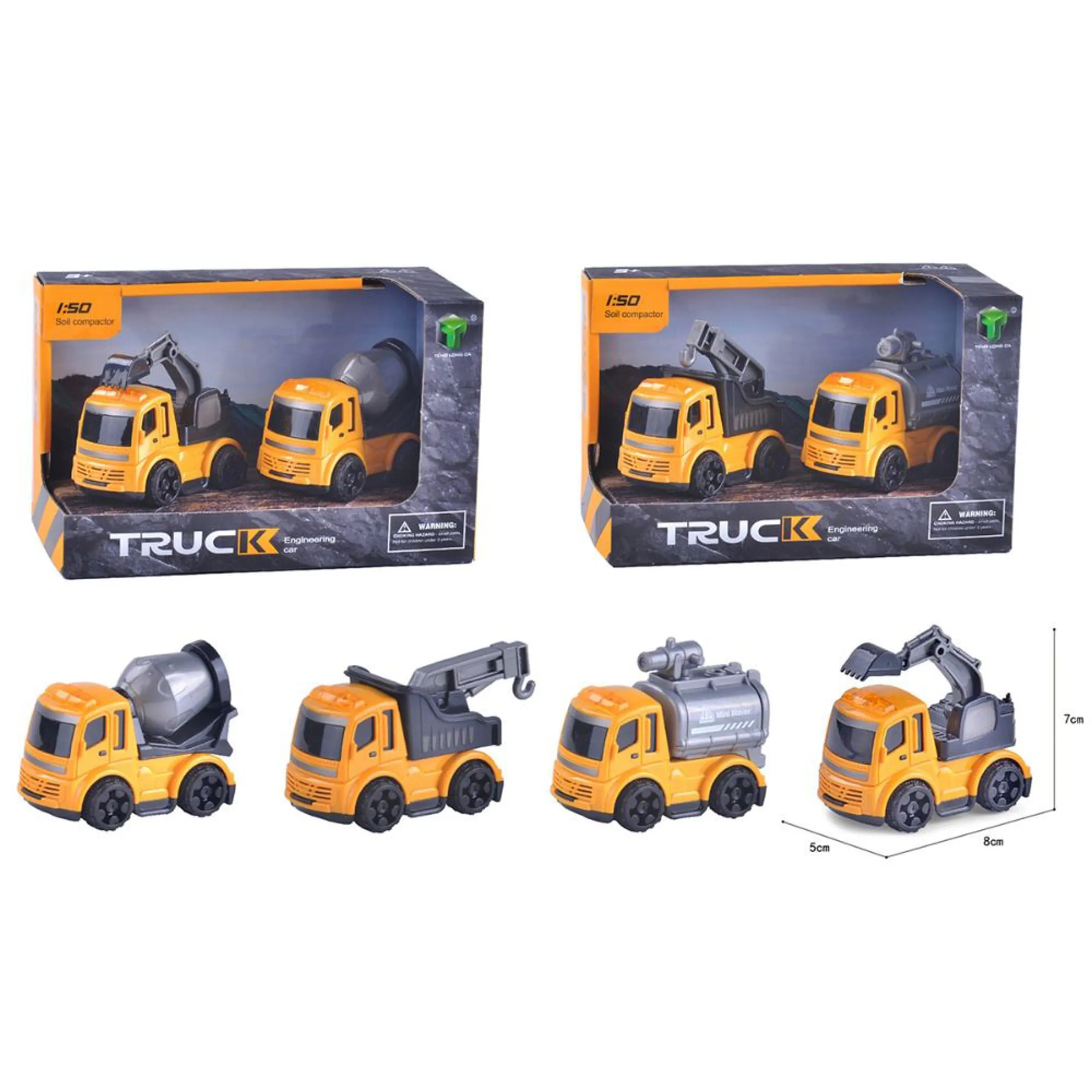F/P Engineering Truck Trailer - 2 Pcs