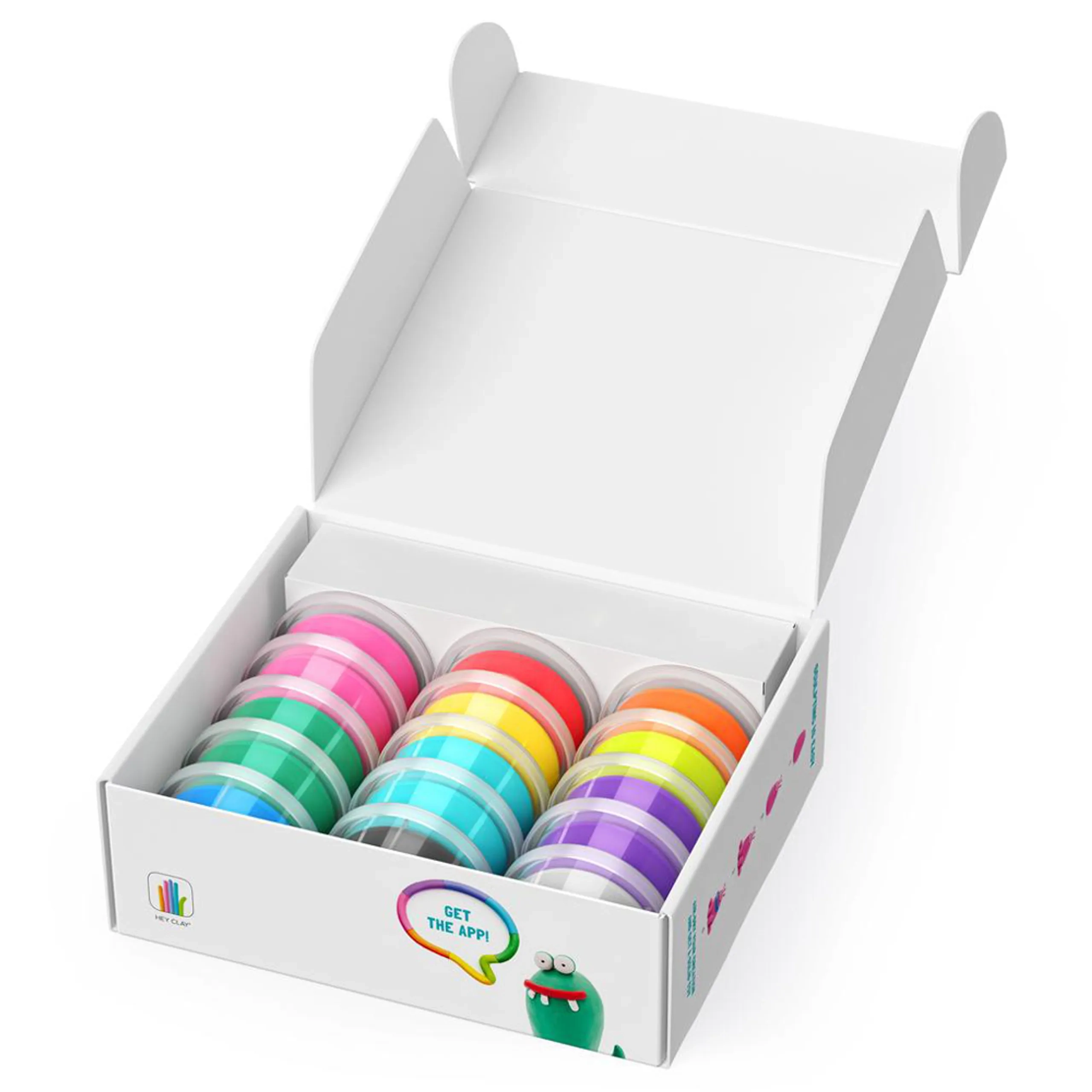 Monsters Modelling Air Dry Clay Kit - 650g 15pcs.