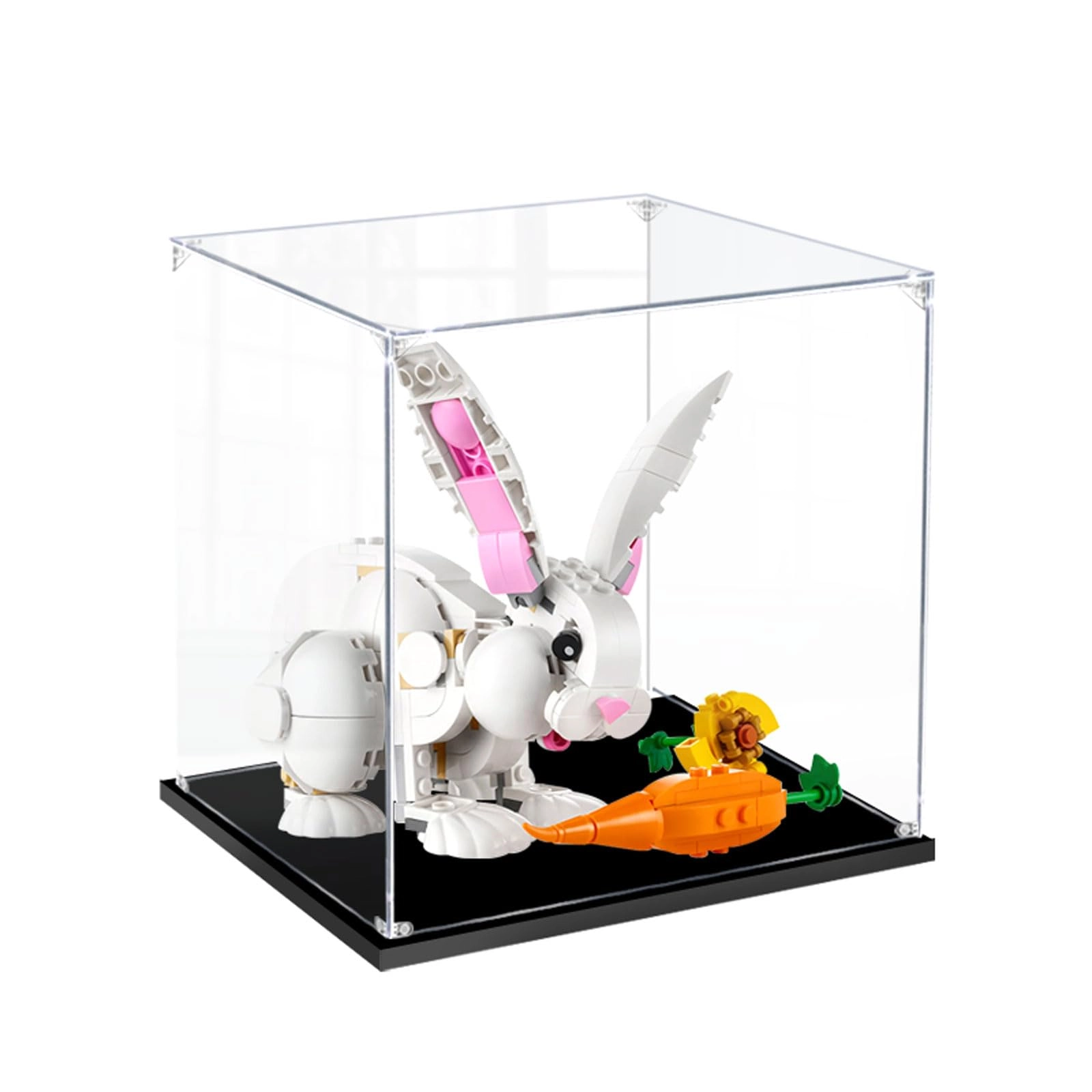 TIANQING Acrylic Display Case for LEGO 31133 Cute Toy - 3mm thickness