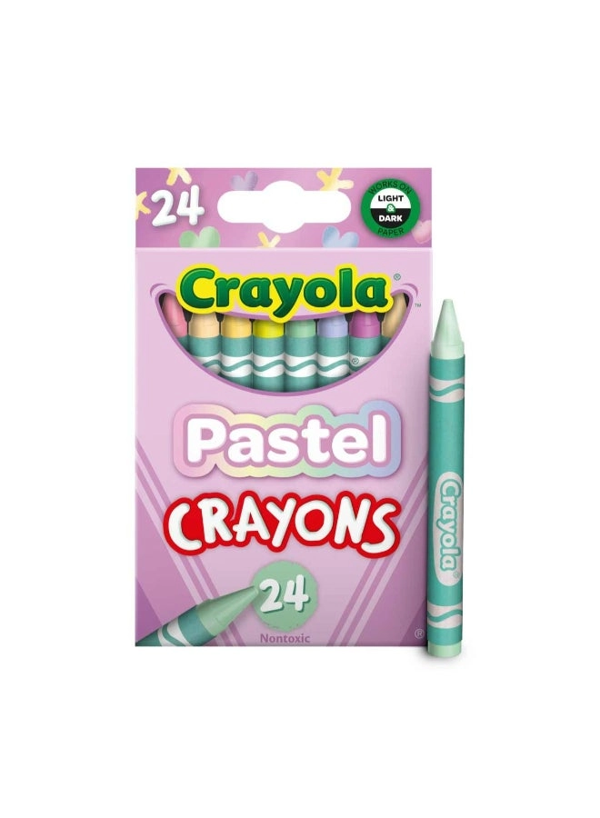 Pastel Crayons - 24 Pcs