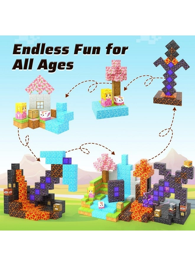 Build Mine Magnet World Magic Portal Set - Minecraft