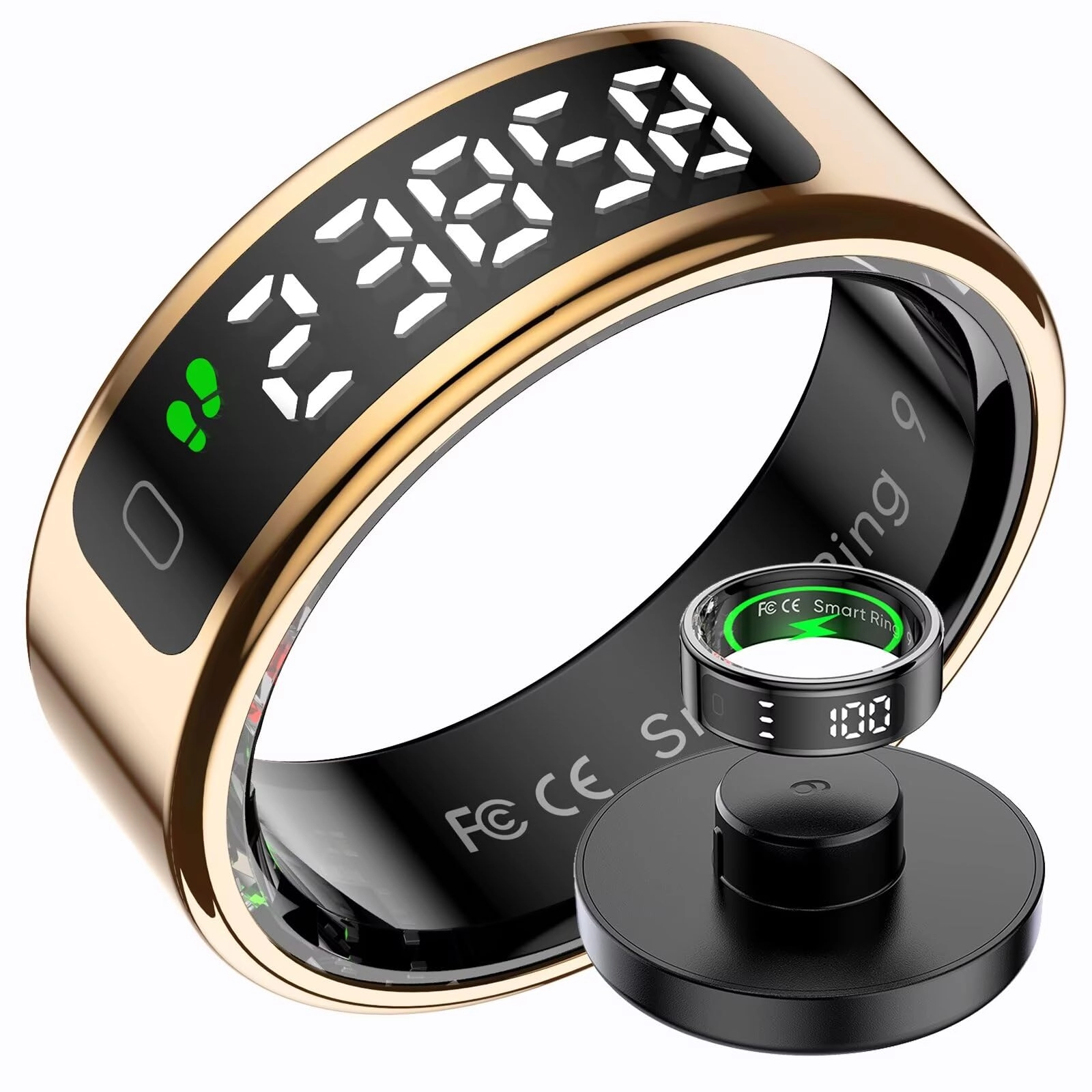 Smart Ring - Heart rate monitor Blood oxygen saturation Sleep Monitoring