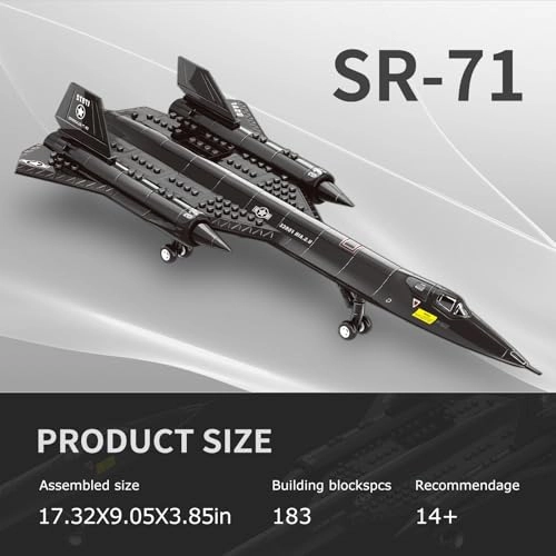 SR-71 Fighter Jet - 183 pcs Military